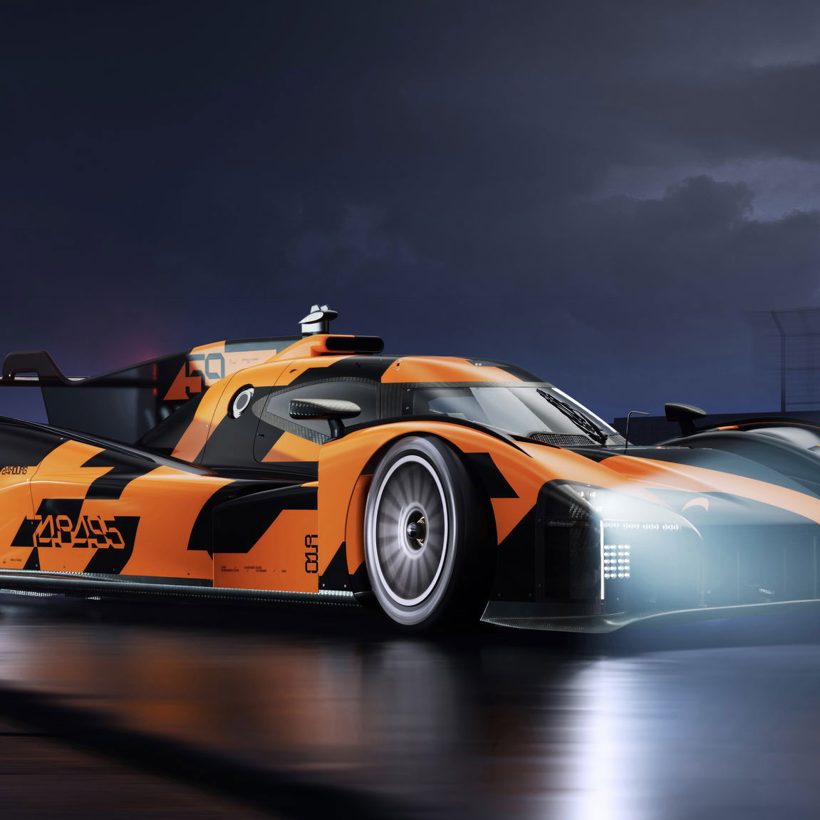 McLaren LMDh car - front